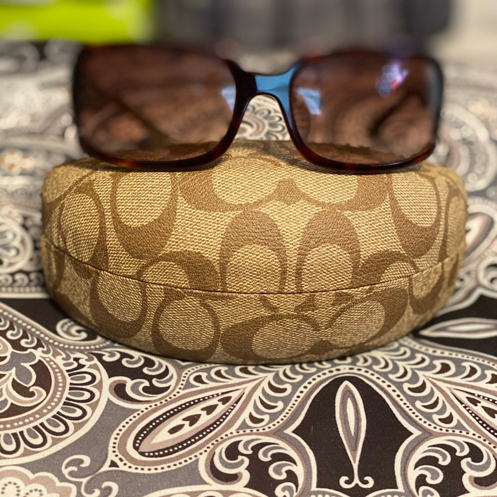 Coach sunglasses with case